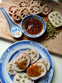 Lotus root cool dish